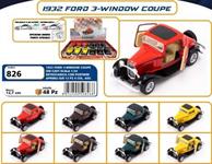 AUTO D-CAS 1/32 FORD 3/W. COUPE 1932 R/CAR 12 N -MIN 2         DISPLAY-M