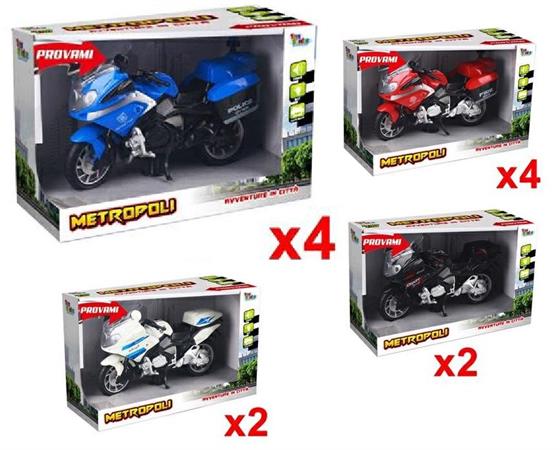 MOTO 'PRONTO INTERVENTO' LUCI/SUONI  4/ASS 12 H                SCATOLA-M