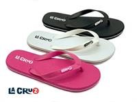 CIABATTE LCR DONNA INFR 36/41 LACRUZ 3/COL  24 E  -MIN 24  NERO/BEIG/LIL