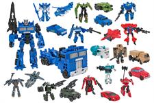 ROBOT 'TRAXFIGURE'  VEICOLO 2 IN 1 12/ASS  12 E    DISPLAY     SCATOLA-M