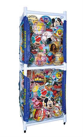 ESPOSITORE PALLONI PLASTICA CM. 80x60x180  1 H     SMONTATO