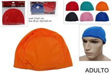 CUFFIA POLIESTERE ADULTI 6/COL IN BUSTA  36  H  -MIN 12  TI/UNITA  UNISE