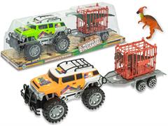 CAMION JEEP A FRIZIONE C/DINOSAURO  3/ASS  12 H                   CUPOLA