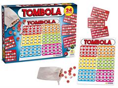 GIOCO 'TOMBOLA' 24 CART. PLAST C/TABELLONE 12 E                SCATOLA-X