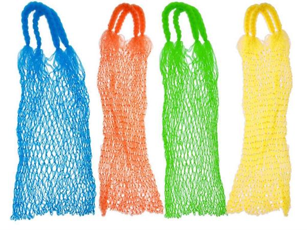 BORSA PORTAGIOCHI RETE FLUO CM. 90  4/COL  12 E  -MIN 12