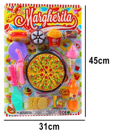 PIZZA 'MARGHERITA' CM. 45 C/ACCESSORI   24 E                   BLISTER-F