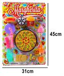 PIZZA 'MARGHERITA' CM. 45 C/ACCESSORI   24 E                   BLISTER-F