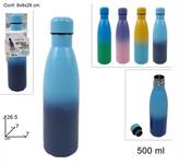 BOTTIGLIA TERMICA LT. 0,50 CM.27  4/COL   12 E     BICOLORE