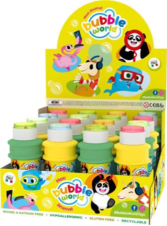 BOLLE DI SAPONE 175/ML 'ANIMALI' 4/ASS   16 E   -MIN 16        DISPLAY-X