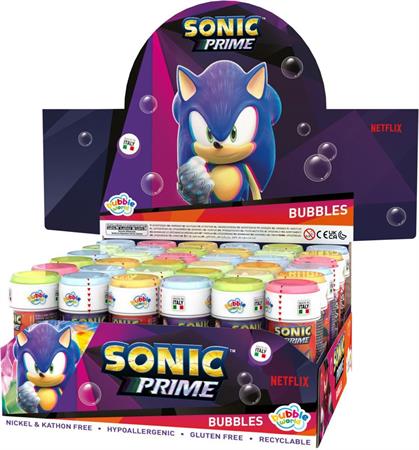 BOLLE DI SAPONE  60/ML 'SONIC'          216 #   -MIN 36        DISPLAY-F