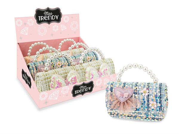 BORSETTA POCHETTE 'CHIC' C/PAILLETTES  6 E         3/ASS       DISPLAY-F