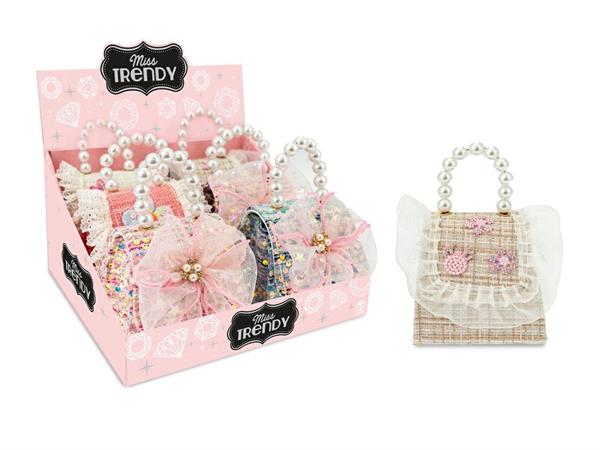 BORSETTA POCHETTE 'CHIC' C/FIOCCO E PAILL. 6 E     3/ASS       DISPLAY-F