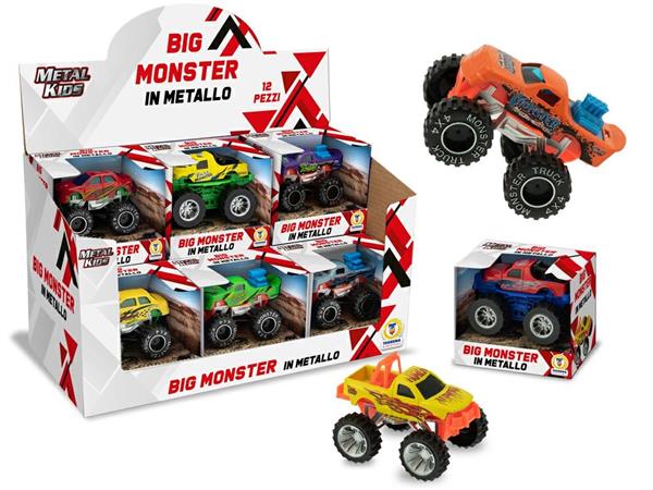 AUTO D-CAS BIG MONSTER 12 MODELLI ASS. 12 E        DISPLAY     SCATOLA-M