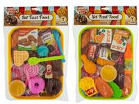 CUCINA SET 'FAST FOOD' VASSOIO C/ACC 2/ASS  12 $                 BUSTA-F