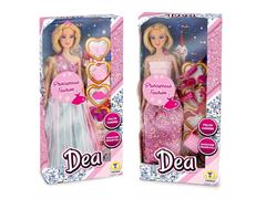 BAMBOLA 'DEA' FASHION PRINCESS C/ACC 2/ASS 12 E                SCATOLA-F