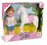 BAMBOLINA 'MINI DEA' C/CAVALLO 2/ASS  12 $                     SCATOLA-F
