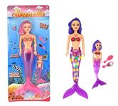 BAMBOLA SIRENA CM. 64 LUC/SUO PILE INCLUSE 12 E                BLISTER-F
