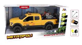 FUORISTRADA PICK UP C/MOTO LUCI/SUONI   6 E                    SCATOLA-M