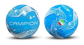 PALLONE CALCIO/CUOIO 'SAMBA' BIANCAZZURRO   24 E