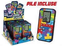 GIOCO 'BRICK GAME' TASCABILE C/PILE INCLUSE 12 E   -MIN 2        DISPLAY