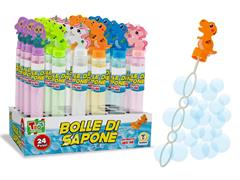 BOLLE DI SAPONE 120/ML ANIMALETTI 6/ASS 24 $     -MIN 12         DISPLAY
