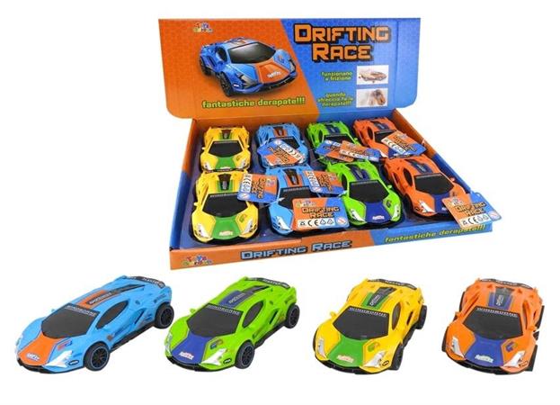 AUTO 'RACING CARS' C/DERAPATA A FRIZIONE 4/ASS 8 $                 R/ULT