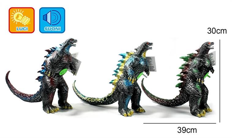 ANIMALI 'GODRAGON' MORBIDI C/SUONI  3/ASS  12 $