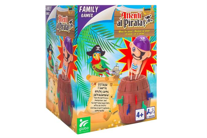 GIOCO 'PIRATA NELLA BOTTE' C/16 SPADE  12 E                    SCATOLA-X