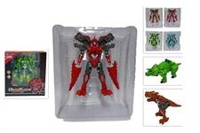 ROBOT TRASFORMABILE CM. 25 DINOSAURO 4/ASS  24 E               SCATOLA-M