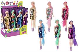 BAMBOLA 'OLLY' FASHION C/PAILLETTES 6/ASS 12 E                 DISPLAY-F