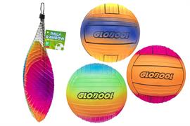 PALLONE PLAST MM.230 'RAINBOW' RETE 3/ASS 24 $   -MIN 3
