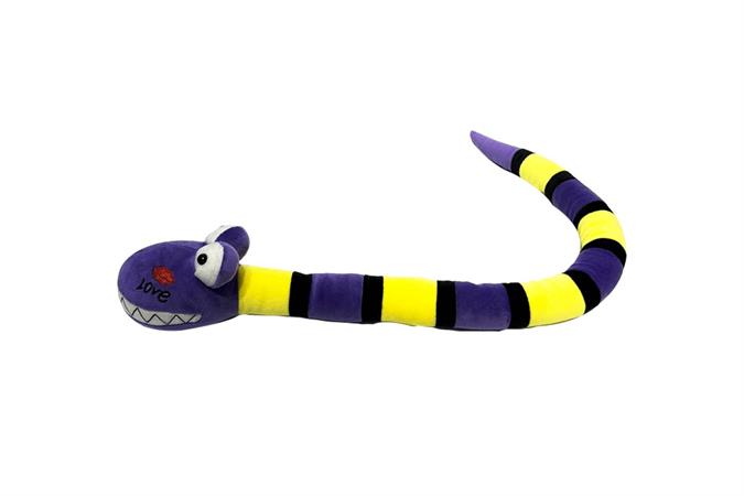PELUCHE CM. 76 ANIMALI 'SERPENTI' 4/ASS 12 $                   DISPLAY-X