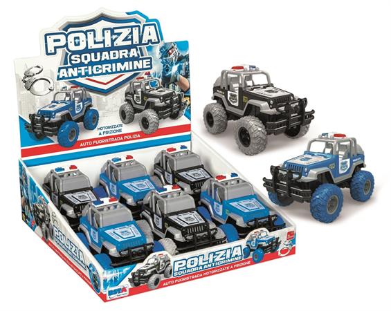 AUTO FUORISTRADA POLIZIA A FRIZIONE 2/ASS 6 $                  DISPLAY-M