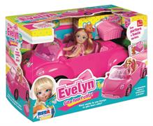 BAMBOLINA 'EVELYN' CM. 13 PLAYSET C/AUTO E CANE 12 $           SCATOLA-F