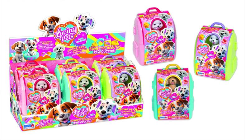 CUCCIOLI SET LOVING PETS C/ZAINETTO  3/ASS 6 $   -MIN 3        DISPLAY-F