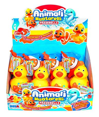 ANIMALI 'NUOTARELLI' C/CORDA PZ. 3 ASS  12 $                   DISPLAY-X