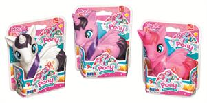 CAVALLO 'UNICORNO MAGICO' 3 COLORI ASSORTITI 12 E   DISPLAY    SCATOLA-F