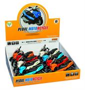 MOTO SCOOTER CM. 14 A FRIZIONE 4/ASS  8 $                      DISPLAY-M