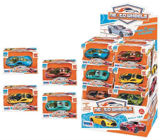 AUTO D-CAS 1/64 'SPORTIVE' DA CORSA 12/ASS 24 $    -MIN 2      DISPLAY-M