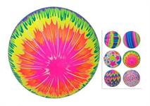 PALLONE PLAST MM.220 'MULTICOLOR' 6/ASS  100 $  -MIN 6