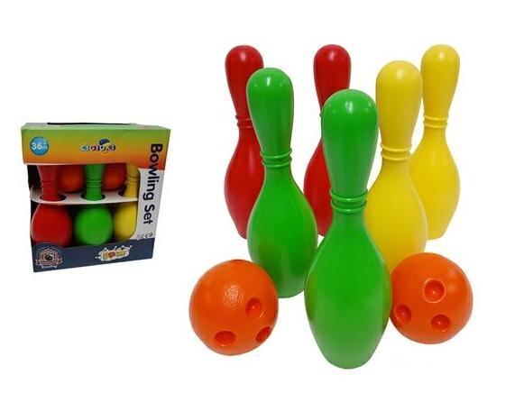 BIRILLI SET 6 PZ. CM.25 + 2 PALLE       18 $                  SCATOLA-X