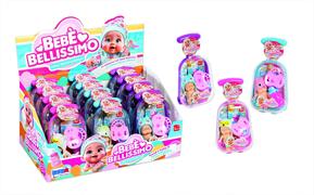 BAMBOLINA 'BEBE' CM. 8 IN TROLLEY C/ACC ASS 12 E   -MIN 2      DISPLAY-F