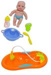 BAGNETTO BABY C/BAMBOLOTTO E ACCESSORI 2/ASS  18 E             BLISTER-F