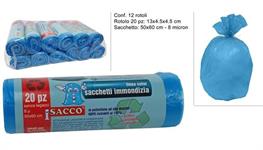 SACCHETTI CM. 50x60 'BLU'  PZ. 20       12 $    -MIN 6