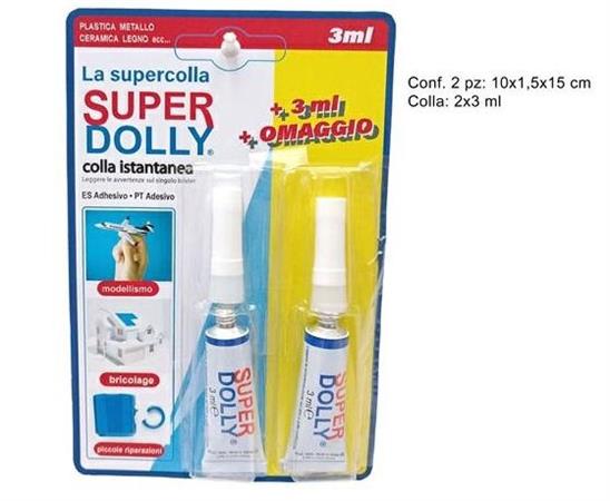CANC COLLA ISTANTANEA ML. 30 PZ. 2 SUPER DOLLY  12 E  -MIN 3   BLISTER