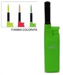 ACCENDIGAS 'FIAMMA' COLORATA 3 ASSORTITI  50 $  -MIN 2   DISPLAY   R/ULT