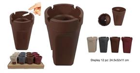 POSACENERE IN PLASTICA CM. 10,5  4/COLORI  12 $    -MIN 4        DISPLAY
