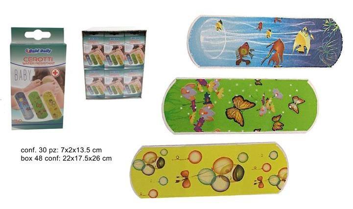 CEROTTI PER BAMBINI PZ.30 FANTASY      48 $     -MIN 6      IMPERMEABILI