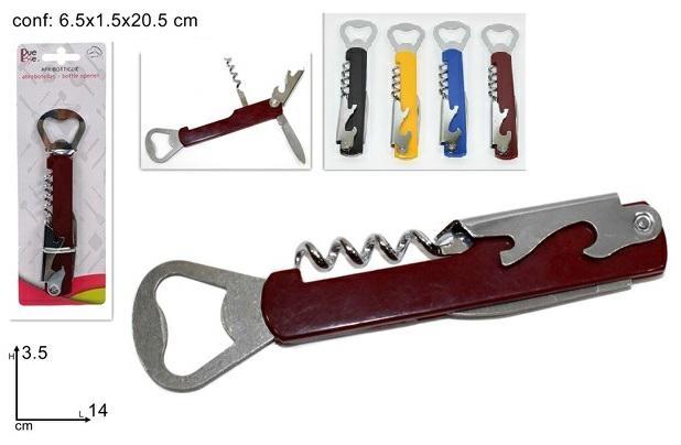 BOTTIGLIA APRI 'CAVATAPPI' CM. 14  4/ASS  12 E  -MIN 4           BLISTER