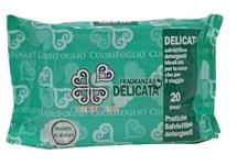 SALVIETTE DETERGENTI 'DELICATE'  PZ.20    6 $   -MIN 6   DISPLAY   R/ULT